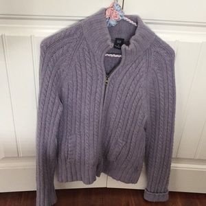Gap Lambs Wool zip sweater